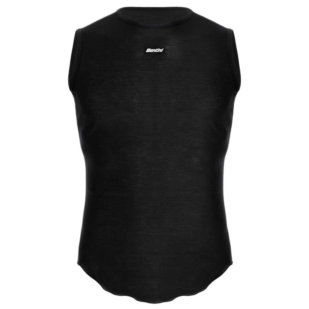 Santini BM002GLLDRY-NE-XS Безрукавная базовая футболка Primaloft Dry Черный Black XS