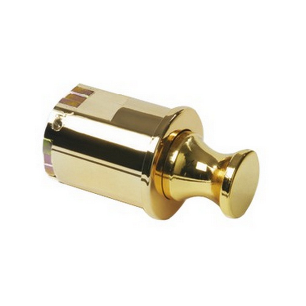 Ручка-кнопка 31x53 мм под золото для выдвижных ящиков до 10 кг Sugatsune Pkl-08/GA Push Knob, Osculati 38.186.01