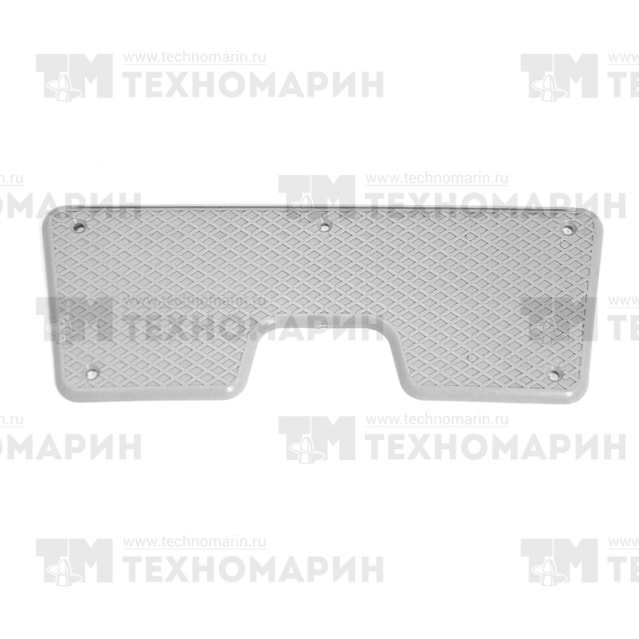 Накладка на транец 223x84 мм, серый пластик Ceredi 570195