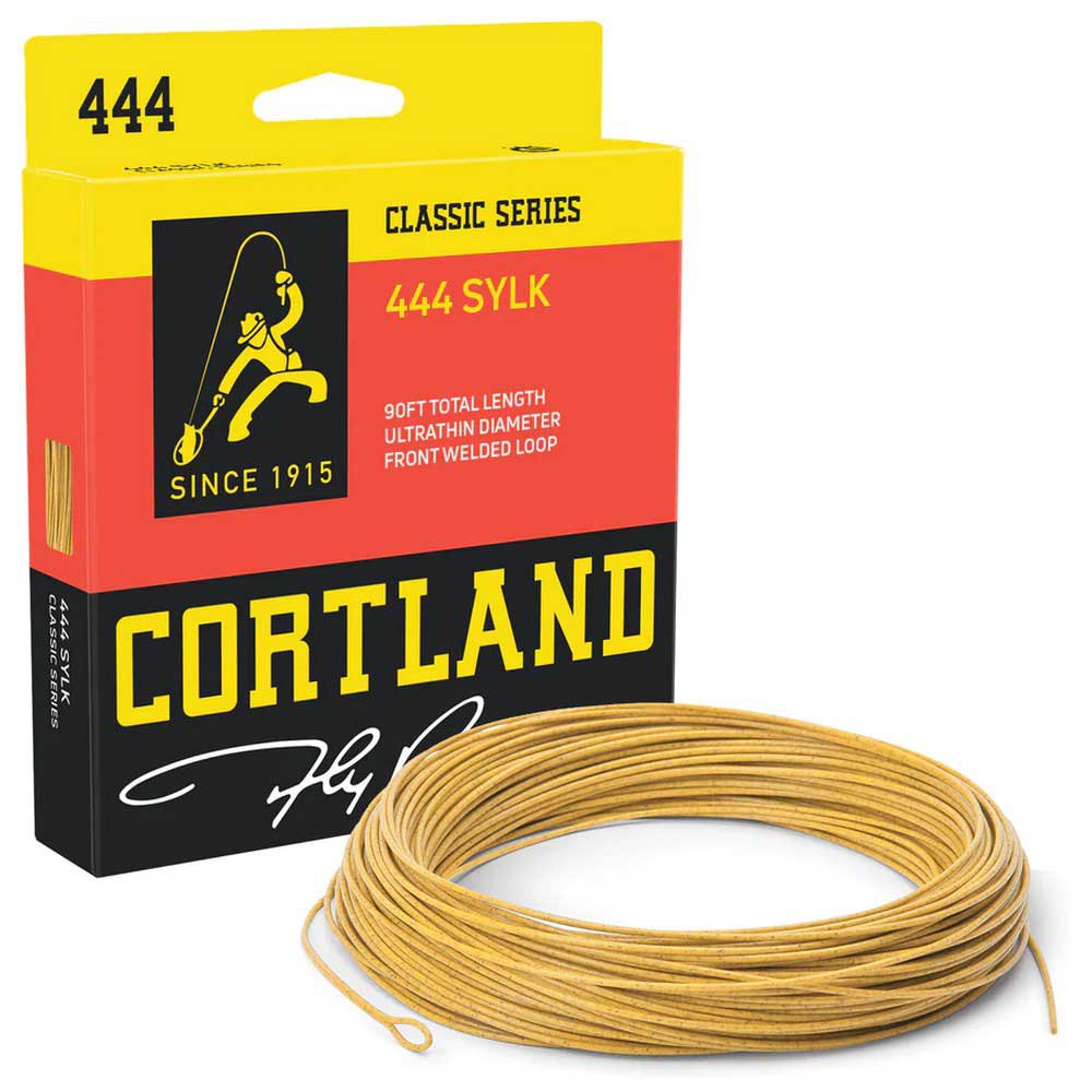Cortland 403130 Sylk WF 27 m Нахлыстовая Леска  Mustard Line 3 