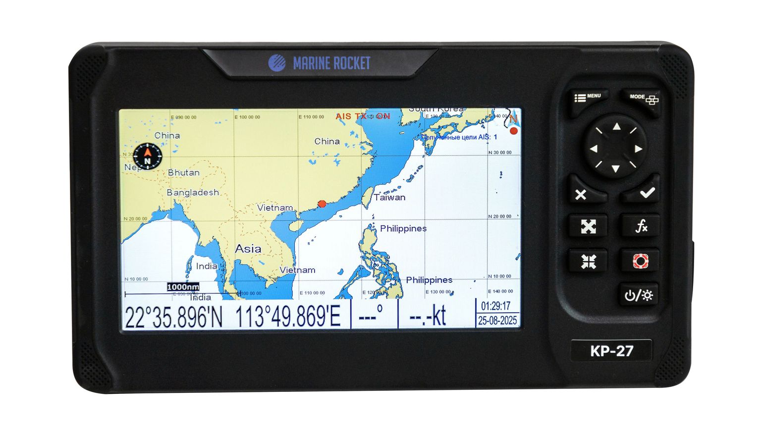 Купить Картплоттер морской 7" 27A с AIS, Marine Rocket 4620136067478 7ft.ru в интернет магазине Семь Футов