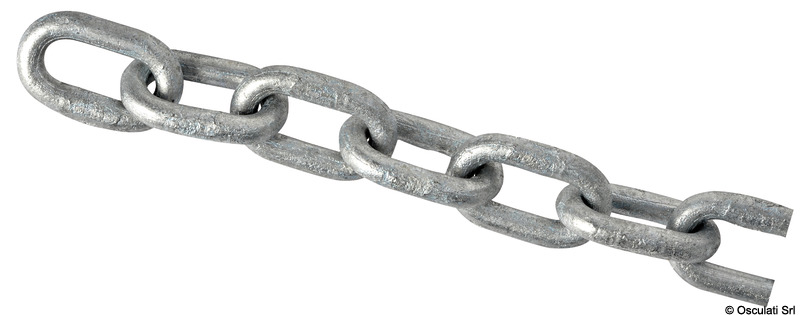 Купить Galvanized Genoese chain 16 mm x 50 m, Osculati 01.372.16-050 7ft.ru в интернет магазине Семь Футов