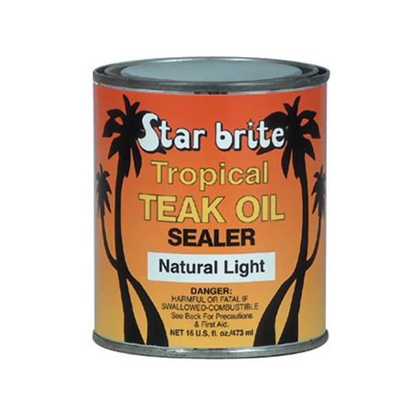 Пропитка из тикового масла с полимерной добавкой Star Brite Teak Sealer 87916 473 мл 