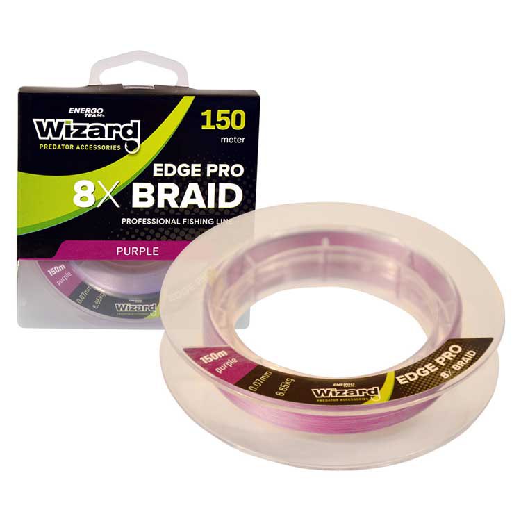 Wizard 30903-308 Плетёная леска Edge Pro 8X 150 m  Violet 0.080 mm