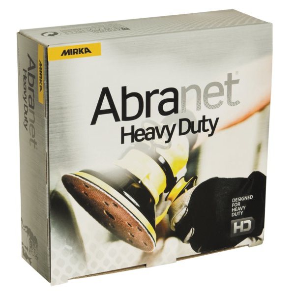 Шлифовальный диск Mirka Abranet Heavy Duty HD61102580 P80 150 мм 15 отверстий 25 шт/уп