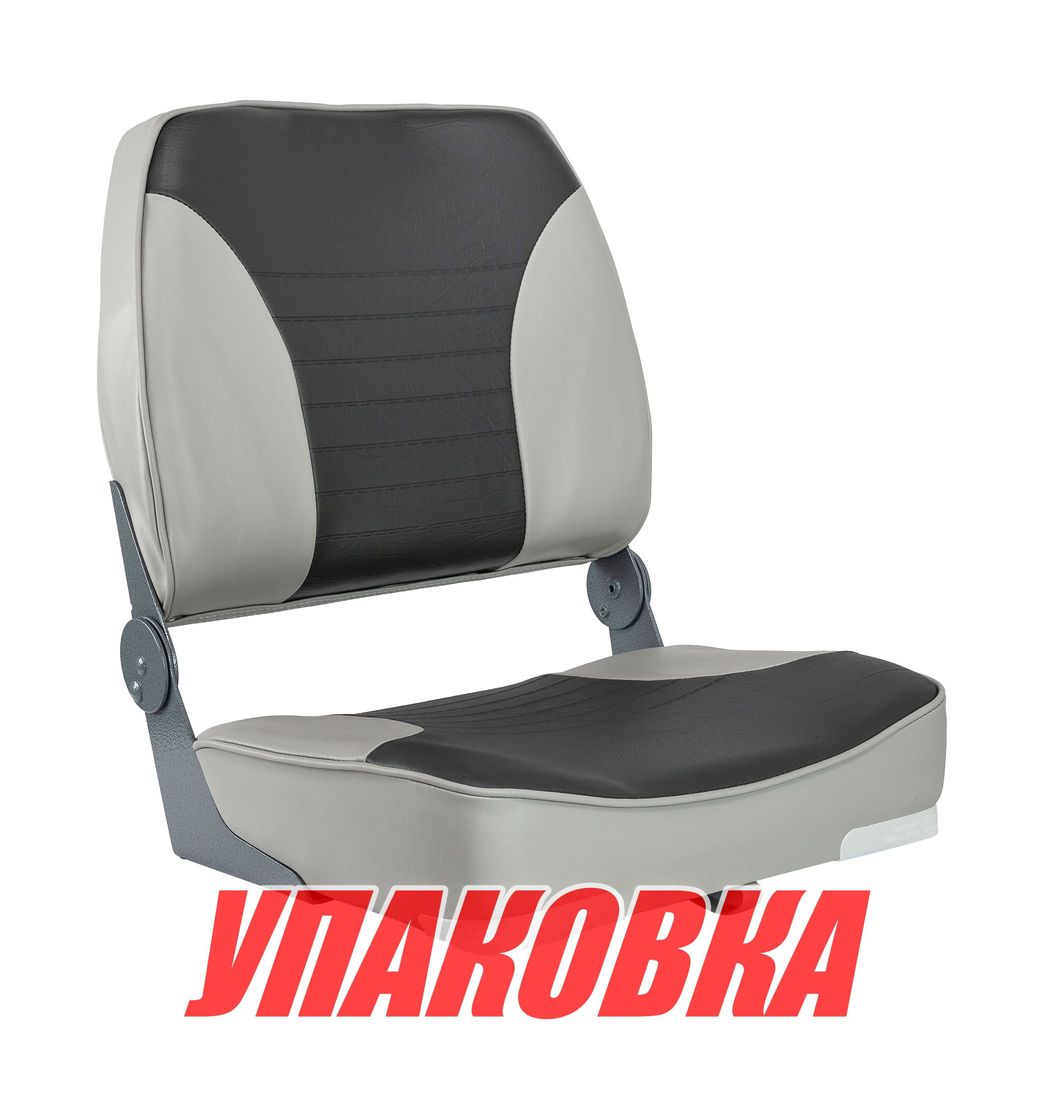 Купить Кресло XXL складное мягкое двухцветное серый/темно-серый (упаковка из 2 шт.) Springfield 1040693_pkg_2 7ft.ru в интернет магазине Семь Футов