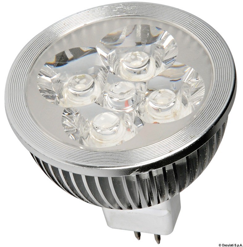 Купить Лампочка светодиодная в форме точечного светильника MR16 G4 12В 4Вт, Osculati 14.258.56 7ft.ru в интернет магазине Семь Футов