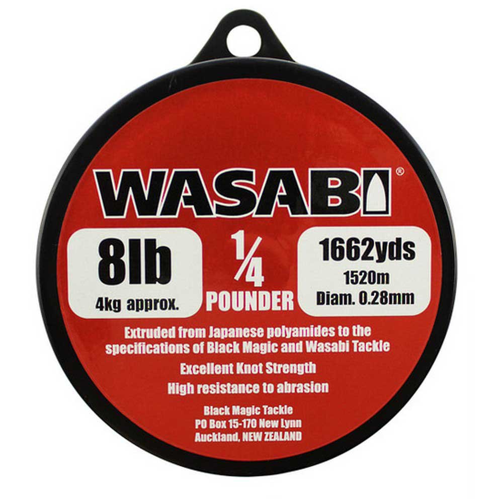 Black magic 1/4LB25 Wasabi Монофиламент Бесцветный Clear 0.500 mm 