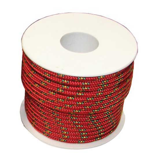 Cavalieri 0801302R 20 m Плетеная накидка из полиэстера с высокой прочностью Многоцветный Red 2 mm 