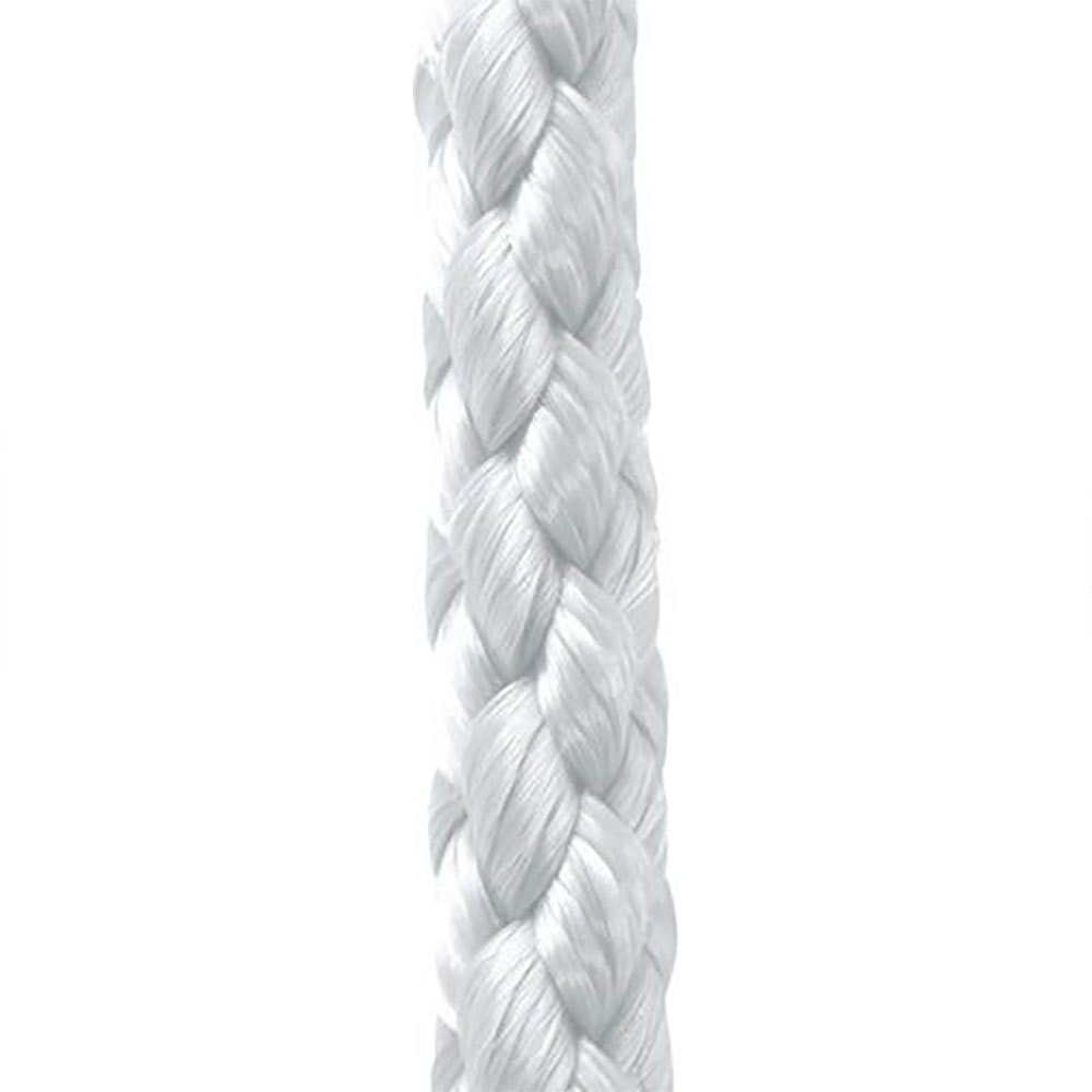 Poly ropes POL2209045014 Silkelina 500 m Плетеная веревка из полиэстера Белая White 1.4 mm 