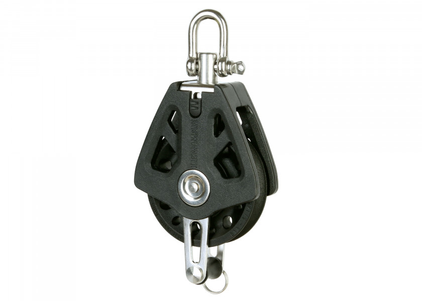 Купить LEWMAR 29926004BK Одиночный блок с вертлюгом и опорой / 8 мм / подшипник скольжения 83106-bvs 7ft.ru в интернет магазине Семь Футов