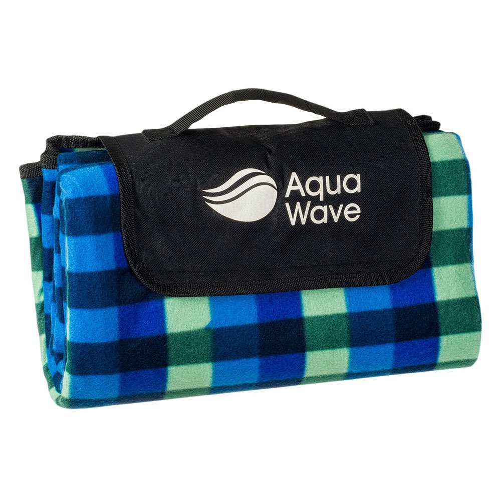Aquawave 97347-BLU CHE PR-130X150 Chequa Blanket Одеяло для пикника Многоцветный Blue Checkquered Print