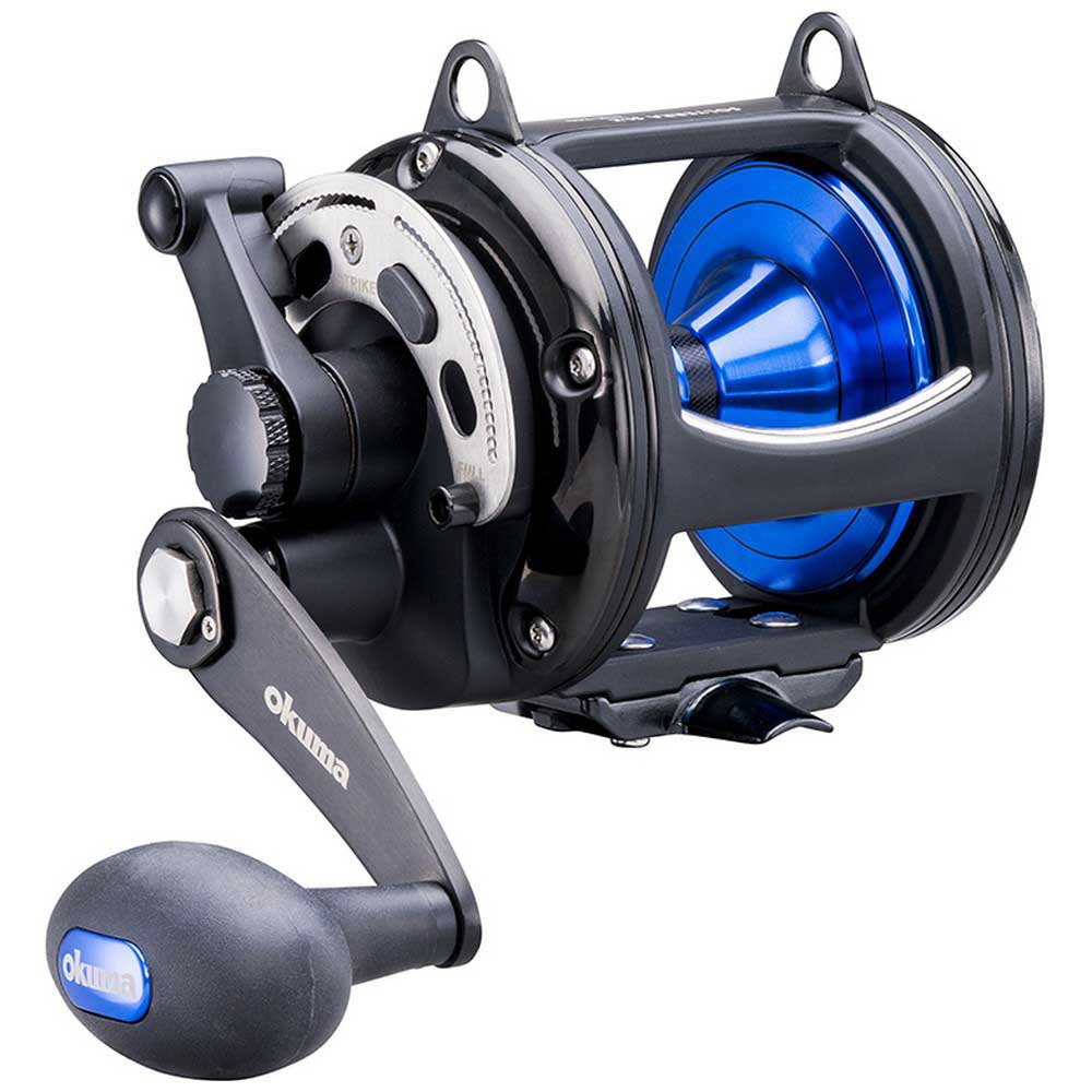 Okuma SLX-50WB Solterra B SLX Катушка Для Троллинга Серебристый Black / Grey / Blue 50WB 