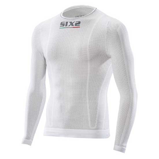 Sixs U00TS2XXBIFI Базовый слой с длинным рукавом TS2 Белая White Carbon 2XL