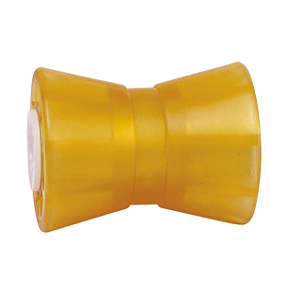 Tiedown engineering 241-86158 Ролик для прицепа Poly Keel Roller Желтый Orange 5´´ 