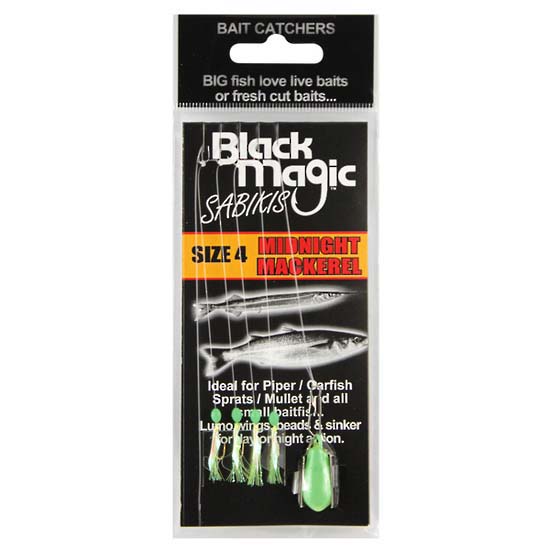 Black magic BMMM07 Sabiki Зеленый  Midnight Mackerel 7 