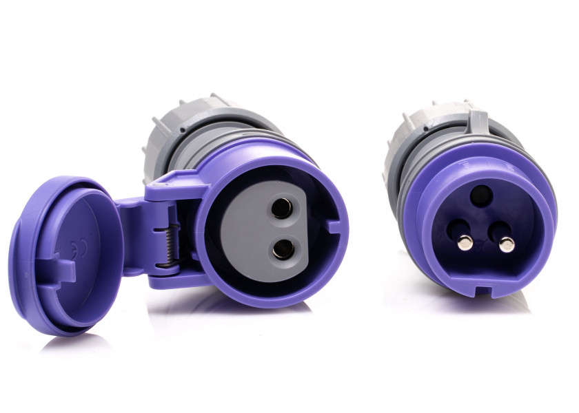 Купить Разъем CEE Flying Plug / 32 A / 2-контактный 7ft.ru в интернет магазине Семь Футов