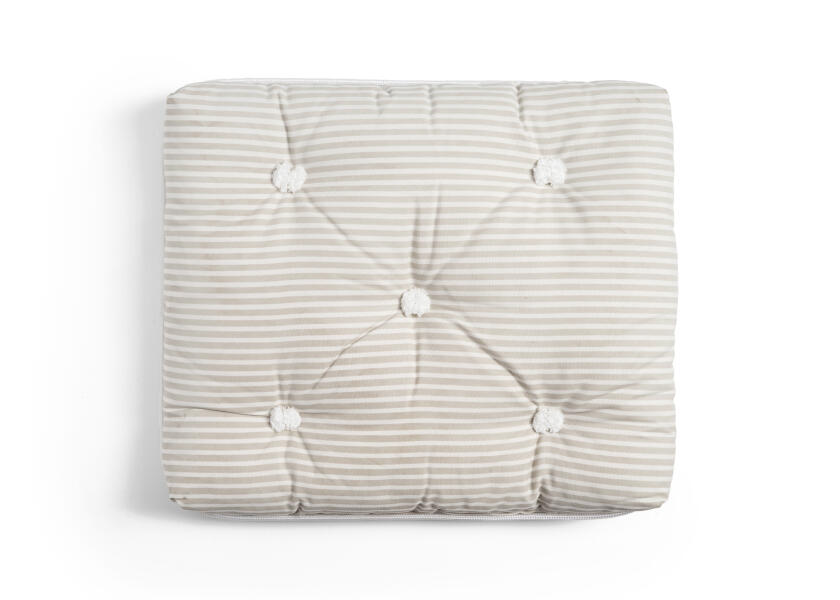 Купить Kapok Single Cushion / light grey / thin stripes 57355-bvs 7ft.ru в интернет магазине Семь Футов