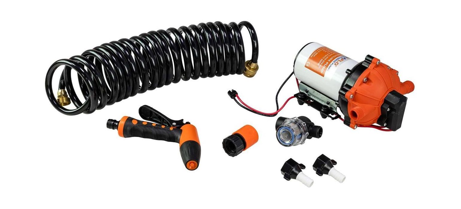 Купить Комплект помывочный SeaFlo, 24 В, 18.9 л/мин, 70 PSI (4.8 бар), уцененный SFWP205007051_utsenka 7ft.ru в интернет магазине Семь Футов