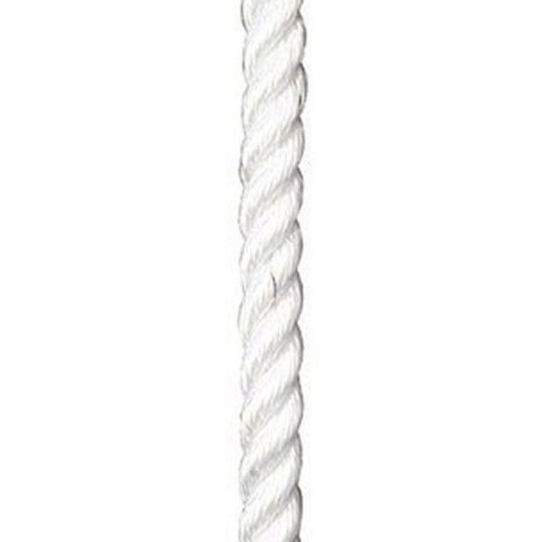 Poly ropes POL1209041720 85 m Улучшенная веревка из полиэстера Белая White 20 mm 