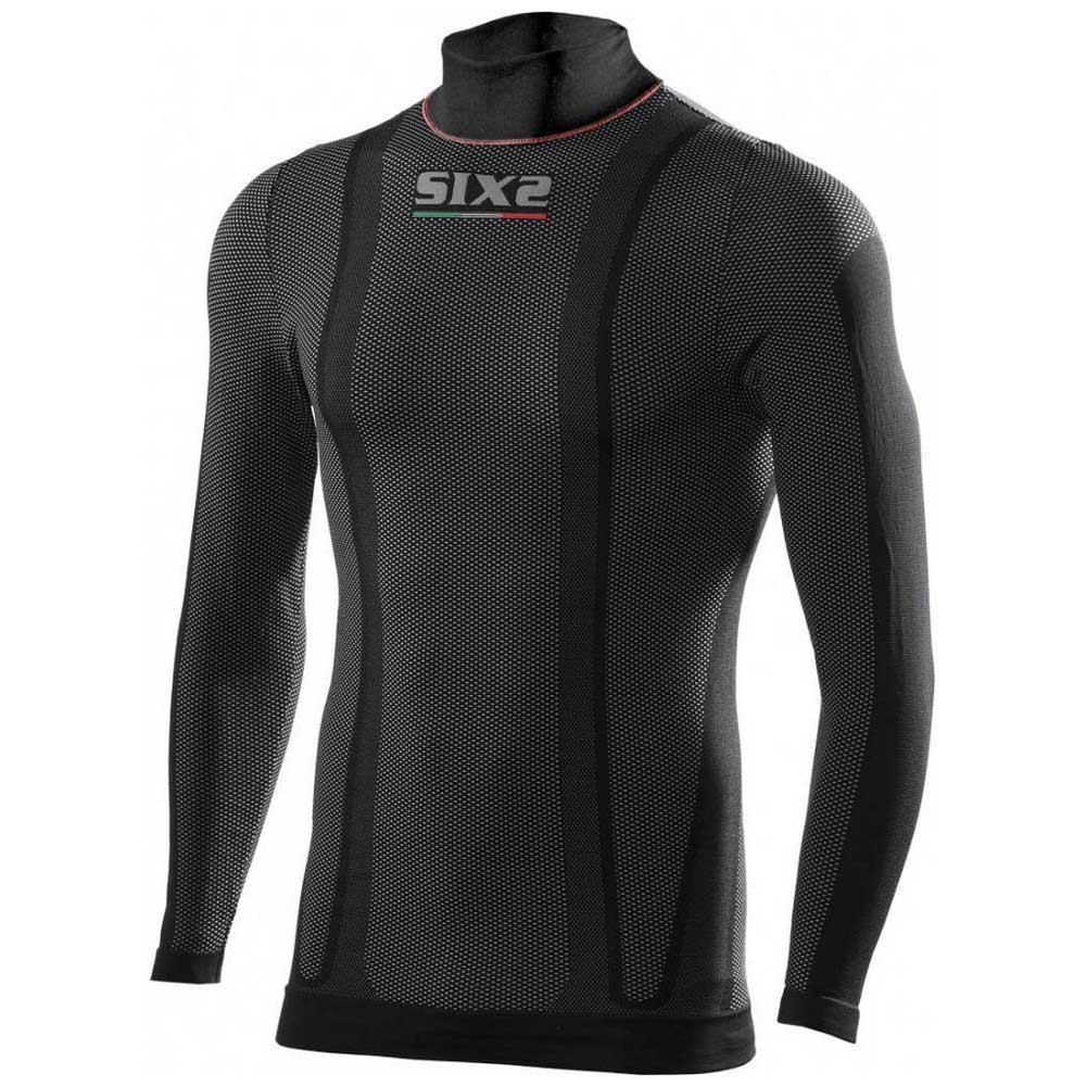 Sixs 3WCUXSS-NE Базовый слой с длинным рукавом TS3W CU Черный Black / Red XS-S