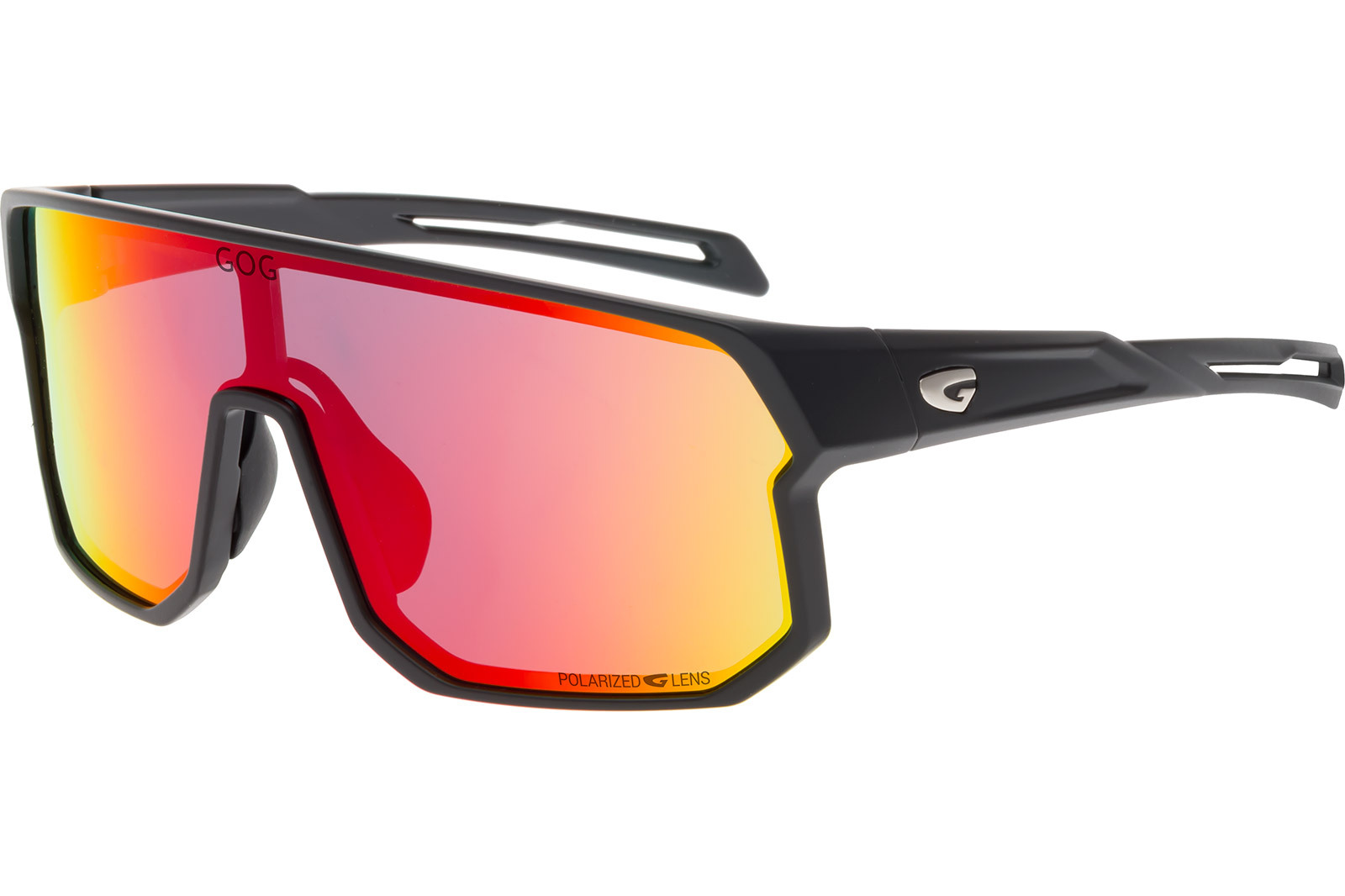Купить Спортивные очки GOG Vidar / Matt Black / Polarized Black-Red Lens, e518-1p 7ft.ru в интернет магазине Семь Футов