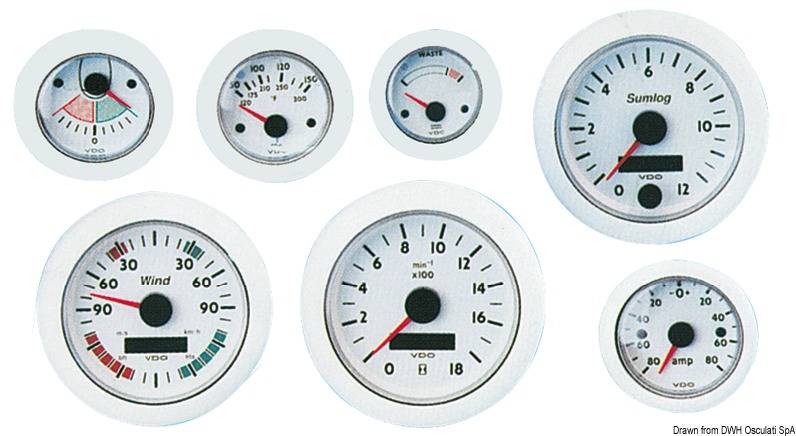 Купить Rev.counter wh. 0-4000rpm 12V 27.470.01 7ft.ru в интернет магазине Семь Футов