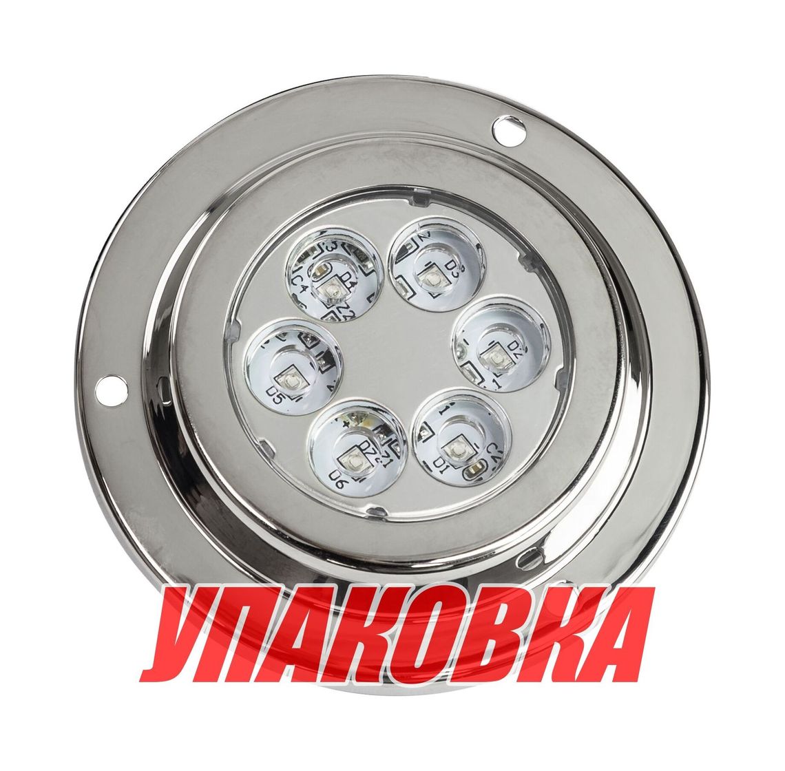 Купить Светильник светодиодный подводный, синий свет (упаковка из 50 шт.) AAA 01299-6BU_pkg_50 7ft.ru в интернет магазине Семь Футов