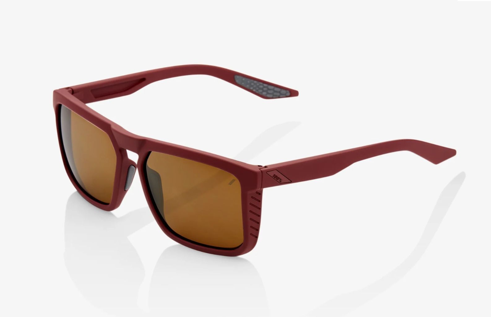Купить Спортивные очки 100% RENSHAW - Soft Tact Crimson - Bronze Lens, 60021-00003 7ft.ru в интернет магазине Семь Футов