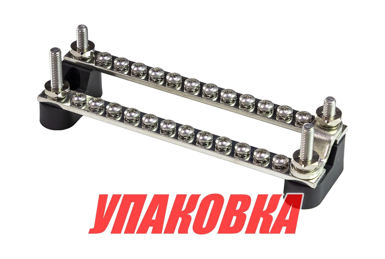 Купить Колодка распределительная электромонтажная с защитной крышкой, 2 планки по 12 контактов (упаковка из 5 шт.) Yih Sean BF427C12P_pkg_5 7ft.ru в интернет магазине Семь Футов
