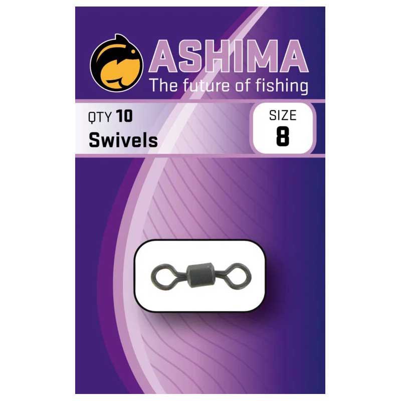 Ashima fishing ASS850 Вертлюги 50 единицы  Black Nickel 8