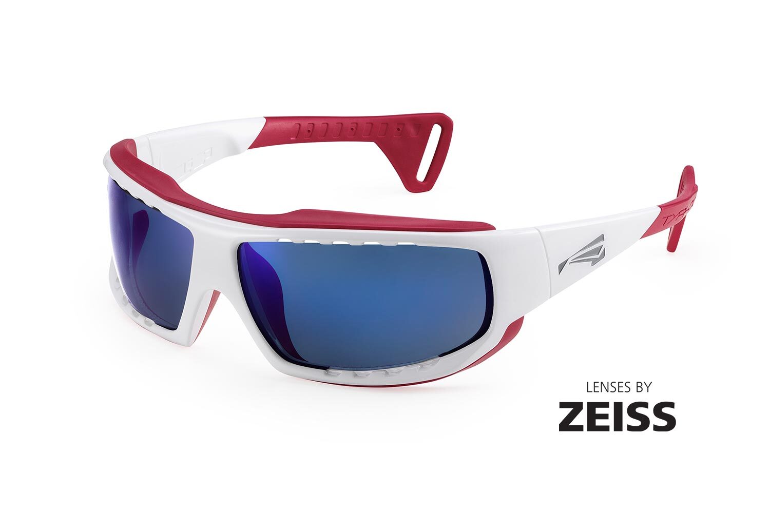Купить Спортивные очки LiP Typhoon / Gloss White - Red / Zeiss / PA Polarized / Gun Blue 7ft.ru в интернет магазине Семь Футов