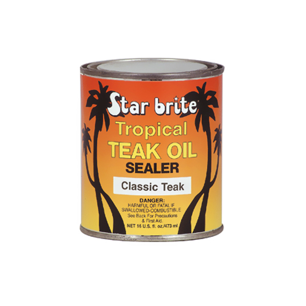 Пропитка из тикового масла с полимерной добавкой Star Brite Teak Sealer 88016N 473 мл 