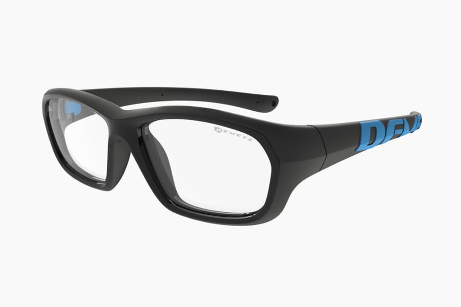 Купить Спортивные очки с диоптриями Demetz Softness R / Matte Black / Matte Blue Colorless Cat.0, softness515453 7ft.ru в интернет магазине Семь Футов