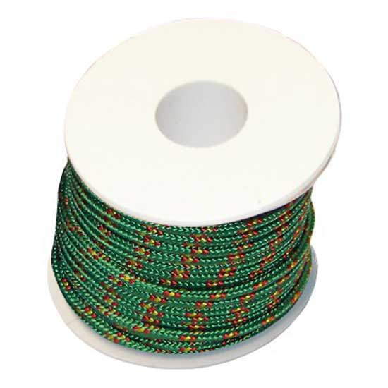 Cavalieri 0801303V 20 m Плетеная накидка из полиэстера с высокой прочностью Многоцветный Green 3 mm 