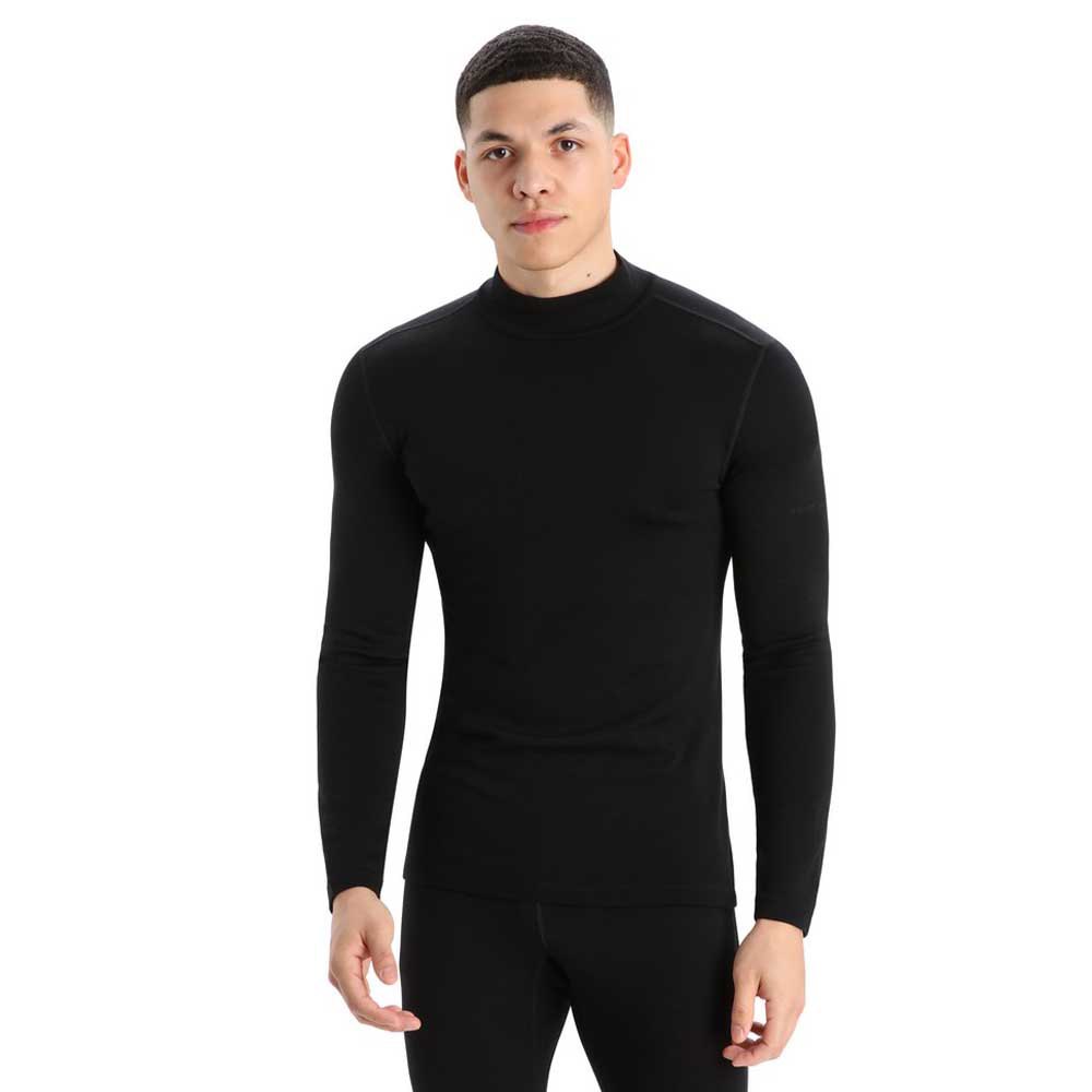 Icebreaker 0A56IE001L Базовый слой с длинным рукавом 260 Tech Turtleneck Черный Black L