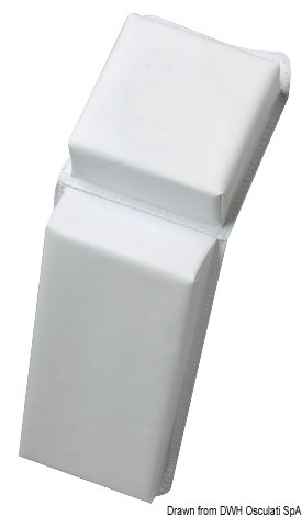 Купить Кранец плоский из ПВХ Osculati 33.515.02 762 x 165 мм белый 7ft.ru в интернет магазине Семь Футов
