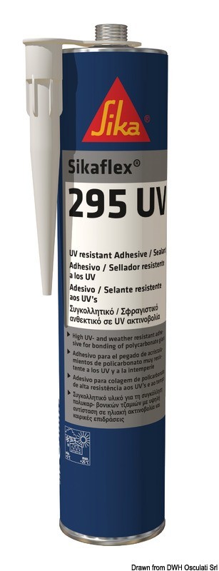 Купить Клей-герметик Sikaflex 295 UV 300мл белый, Osculati 65.289.28 7ft.ru в интернет магазине Семь Футов