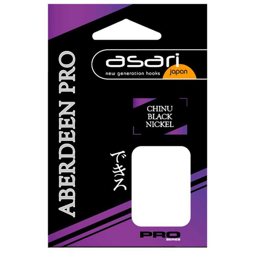 Asari AAB-8 Aberdeen Pro Колючий Связанный Крючок Black Nickel 8 