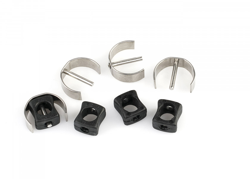 Купить Комплект талрепов Sure Clips / набор из 4 шт. / Резьба: 7/16" 7ft.ru в интернет магазине Семь Футов