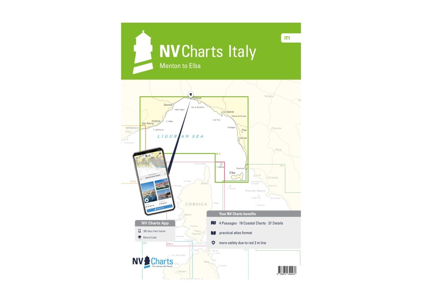 Купить NV VERLAG 9971 Atlas Italy IT1 - от Ментона до Эльбы 7ft.ru в интернет магазине Семь Футов