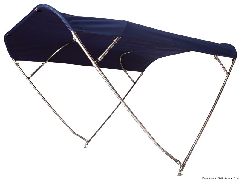 Купить Shade Master Inox Depth foldable bimini 195/210 cm, 46.915.11 7ft.ru в интернет магазине Семь Футов