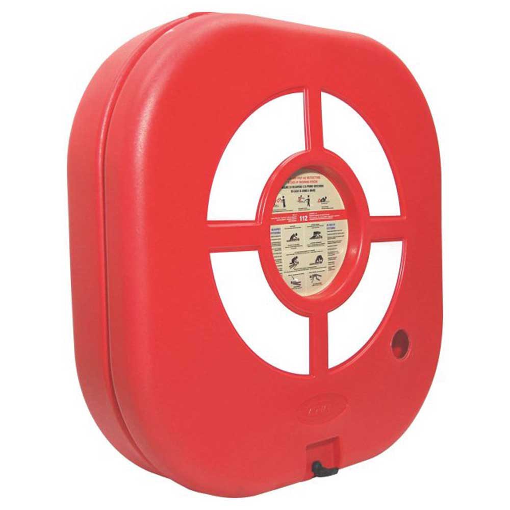Plastimo 64204 Дверная коробка спасательного круга Красный Red 90 x 90 x 28 cm