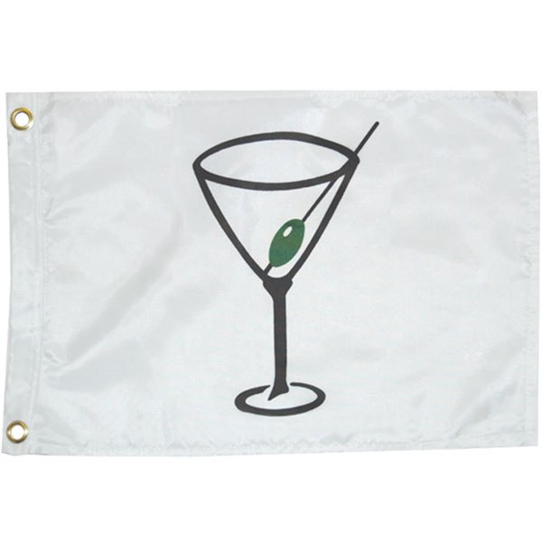 Taylor 32-9118 Cocktail Флаг Белая  White 30.5 x 45.72 cm 