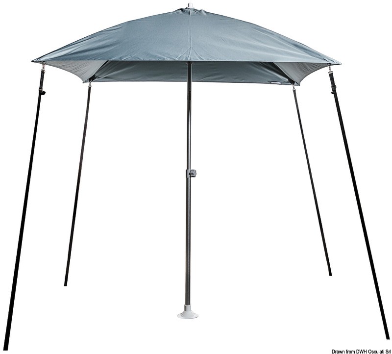 Купить PARASOL folding sun umbrella f.boat grey, 46.891.03 7ft.ru в интернет магазине Семь Футов