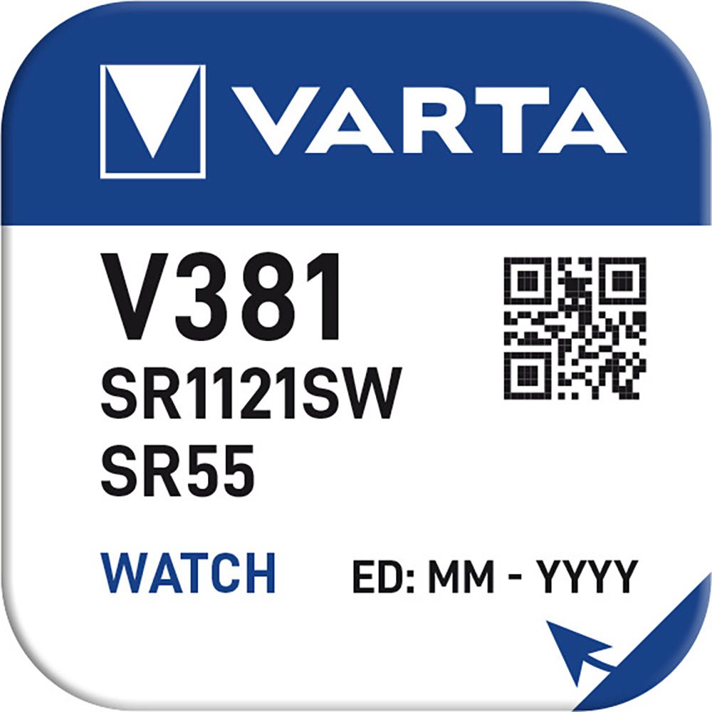 Varta 38581 V381 Кнопка Батарея Серебристый Silver