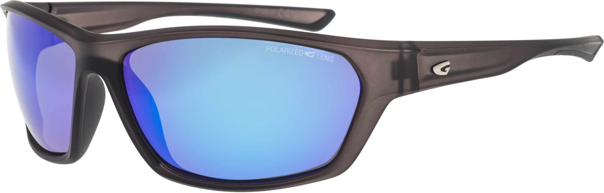 Купить Спортивные очки GOG Chindook / Matt Cristal Grey-Black / Polarized White-Blue Lens, e125-3p 7ft.ru в интернет магазине Семь Футов