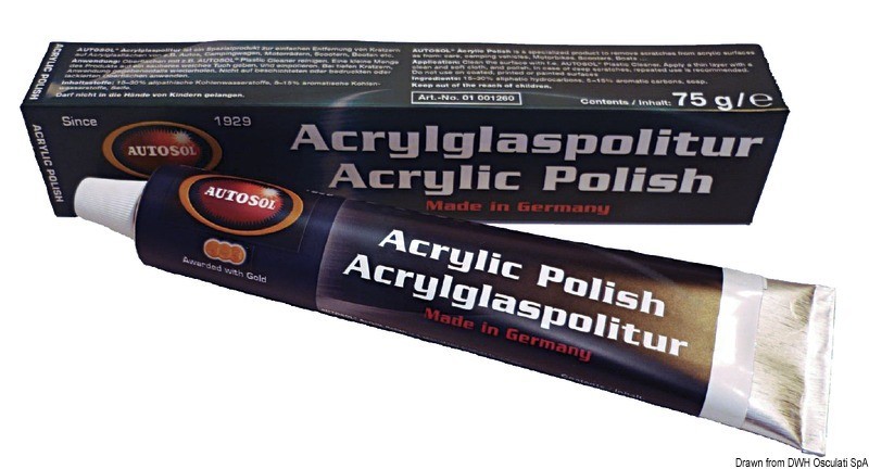 Купить Акриловый полироль в тюбике Autosol 75 мл, Osculati 65.524.06 7ft.ru в интернет магазине Семь Футов