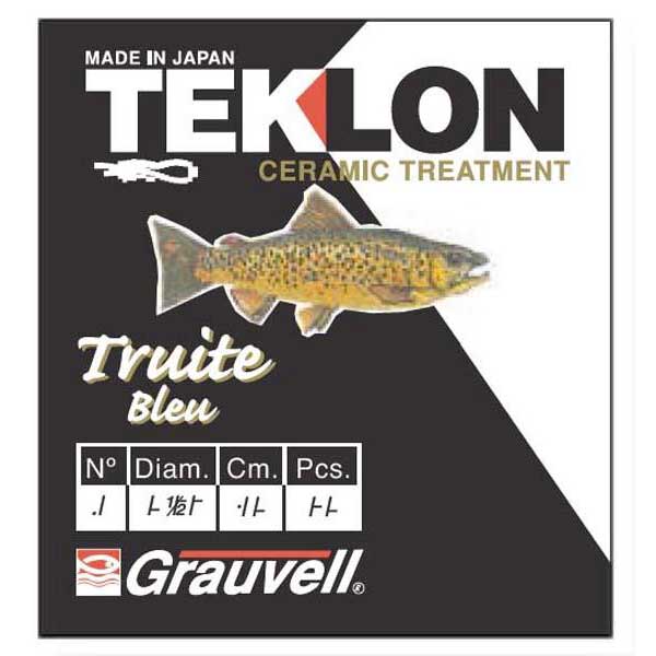 Teklon 491508-18 Truite Крюк Многоцветный  Blue (20 pcs) 8 (60 cm-0.18 mm) 