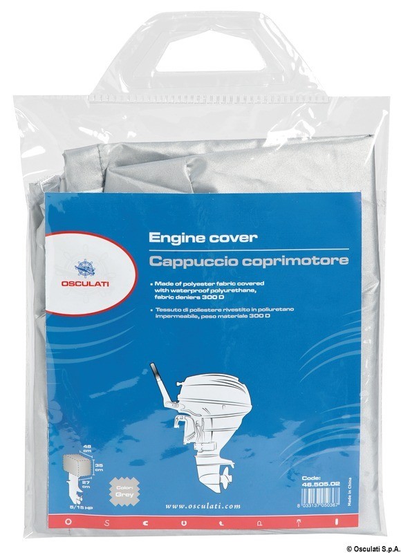 Купить Outboard motor cover 48x27x35 cm 300D, 46.505.02 7ft.ru в интернет магазине Семь Футов